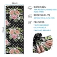 thumbnail image 2 of Pioneer Flower Floral Print Pattern Hot Yoga Mat Towel Non Slip for Hot Yoga - Quick-Drying Yoga Mat Cover with 4 Corner Pockets with Travel Bag - Hot Yoga Towel Non Slip 70"x26", 2 of 6