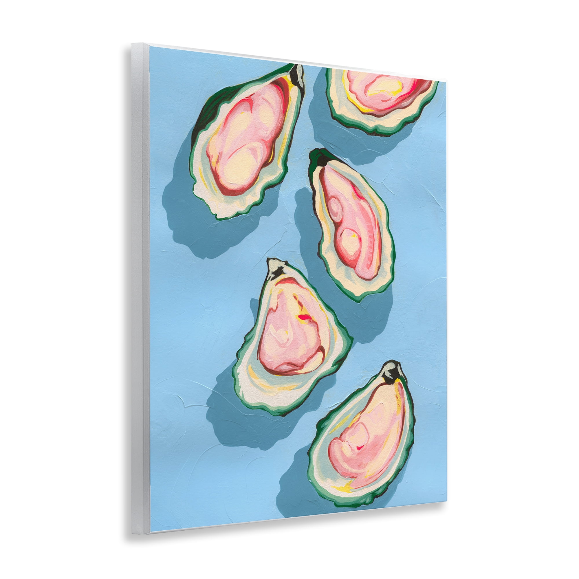 Stupell Industries Summer Beach Oysters Animals & Insects Painting Unframed Art Print Wall Art, 11 x 14