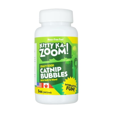 Kitty Ka Zoom Catnip Bubbles for Cats 5 oz