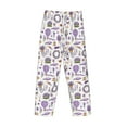 thumbnail image 5 of Xecao Lavender Flowers Men's Straight Lounge Pajama Pants: The Ultimate in Comfortable Sleepwear, 5 of 9