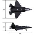 thumbnail image 5 of MINKUROW Alloy Planes/Airplane/Aircraft Toy with Pull Back Stealth Bombers and Fighter Planes(Black), 5 of 6