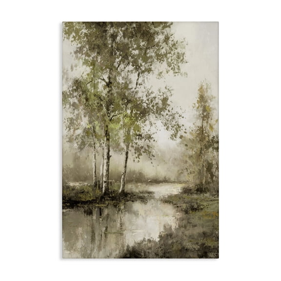 Stupell Industries Natural Spring Forest River Canvas Wall Art design by T.C. Chiu, 24 x 16