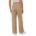 thumbnail image 4 of TaTaai Women's Casual Solid Corduroy Long Pants Elastic Waist Sweatpants with Pockets Soft Thick Fabric Daily Wear Trousers Gift, 4 of 4