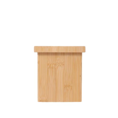 Better Homes & Gardens Bamboo Square Utensil Holder with Swivel, 5.5 in x 5.5 in x 6.5 in
