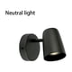 thumbnail image 4 of Billuyoard Luz de pared montada dormitorio sala de estar lámpara de noche iluminación giratoria decoración hogar lectura esmerilada desmontable Iluminación y accesorios Luz media negra, 4 of 6