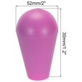 thumbnail image 2 of Cabeza de joystick ovalada elíptica, bola superior, mango de arcade, piezas de repuesto DIY, púrpura, 2 piezas, 2 of 5