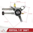 thumbnail image 3 of OEM AR 7/8" Vertical Shaft 2600 PSI PRESSURE WASHER PUMP for Simpson MSV2600 MSV2700, 3 of 9