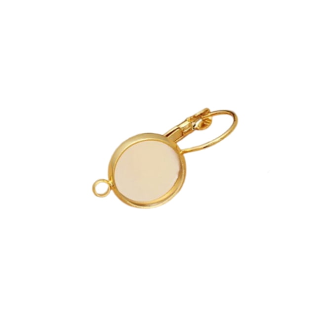 ziyahi Earring Setting Blank Base DIY Craft Jewelry Ear Stud Replacement Handicraft Making Finding Professional Silver Gold