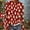 *4-Red, variant on VBVC Women's Santa Claus Christmas Sweatshirt,Ladies Long Sleeve Pullover,Winter Knited Holiday Top For Women,Red,Size M