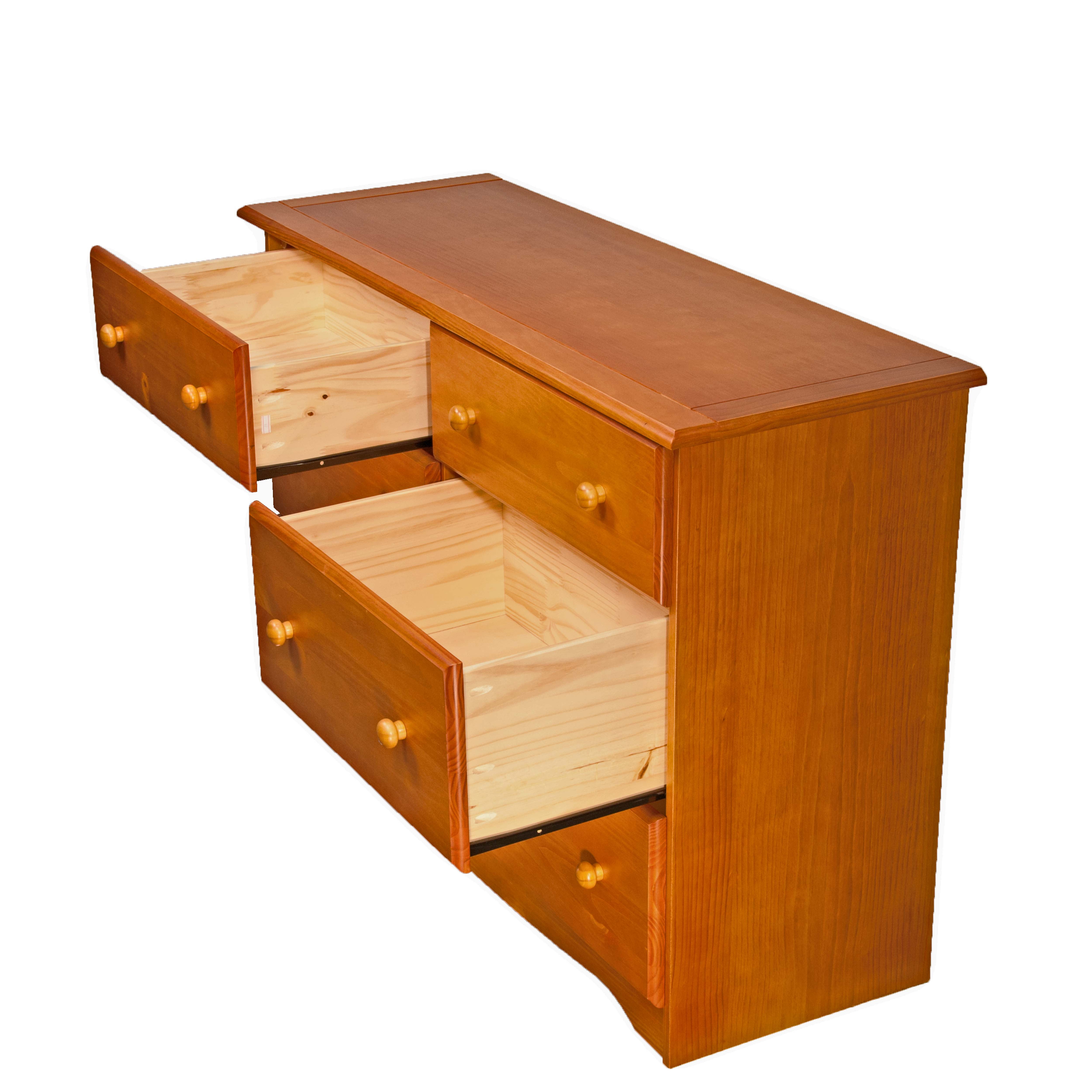 100 Solid Wood Double Dresser 5404 By Palace Imports Honey Pine Color Walmart Com Walmart Com