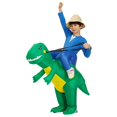 thumbnail image 3 of Disfraz inflable de dinosaurio para niños y adultos, disfraz de Mascota de Anime, para fiesta de Navidad, disfraces de Cosplay para niño y niña, 3 of 4