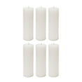 thumbnail image 3 of Mega Candles - Unscented 2 Inch x 6 Inch Round Hand Poured Pillar Candle - White, 3 of 3