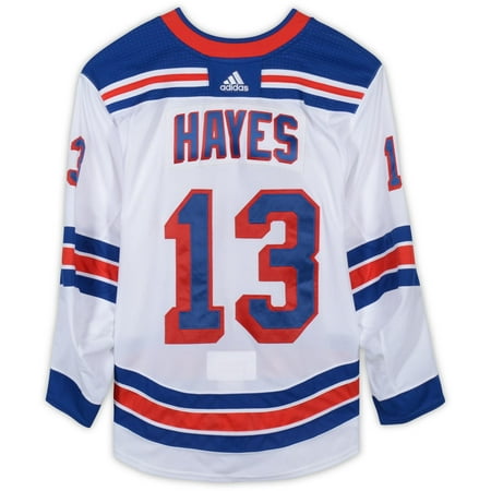 Kevin Hayes New York Rangers Game-Used #13 White Jersey vs. Vegas Golden Knights on January 8, 2019 - 1994 Stanley Cup Anniversary Night - Size 58 - Fanatics Authentic