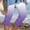 001 Purple, variant on SCSAlgin Women Sports Capris Gradient Printed Comfortable Casual Beach Pants Yoga Capris