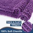 thumbnail image 4 of Soft Plush Microfiber Bathroom Rugs, Absorbent Non Skid Machine Wash Dry Bath Mats for Tub,Shower and Bath Room Floor Mats (17x24inches, Lavender), 4 of 6