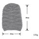 thumbnail image 4 of Unisex Oversized Slouch Long Beanie Hat Winter Warm Knitted Wrap Cap, 4 of 4
