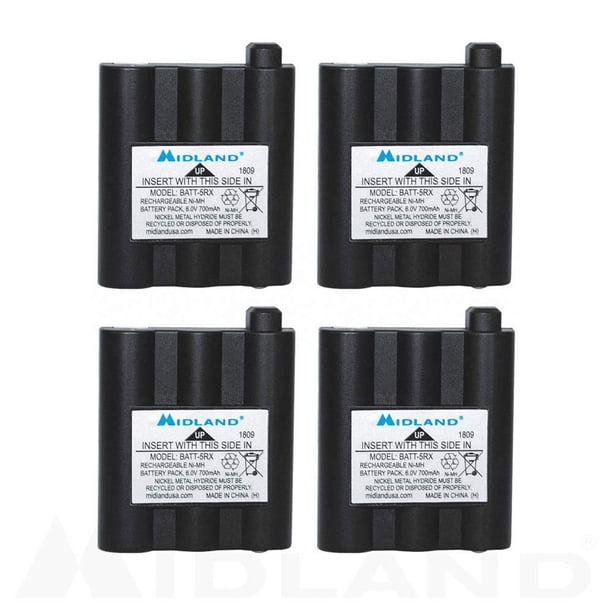 Paquetes de baterías recargables Midland AVP17 para radios Midland