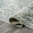thumbnail image 5 of JONATHAN Y WASHABLE 8 x 10 Area Rug, Pavel Distressed Medallion - Light Gray/Blue, WSH317B-8, 5 of 9