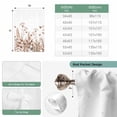 thumbnail image 6 of Spring Floral Balloon Curtains for Bedroom/Front Door/Bathroom, Watercolor Elegant Pastoral Flowers Tie Up Curtains 63 Inch Length Light Filtering Kitchen Curtains Shades for Windows 46"x63", 6 of 8
