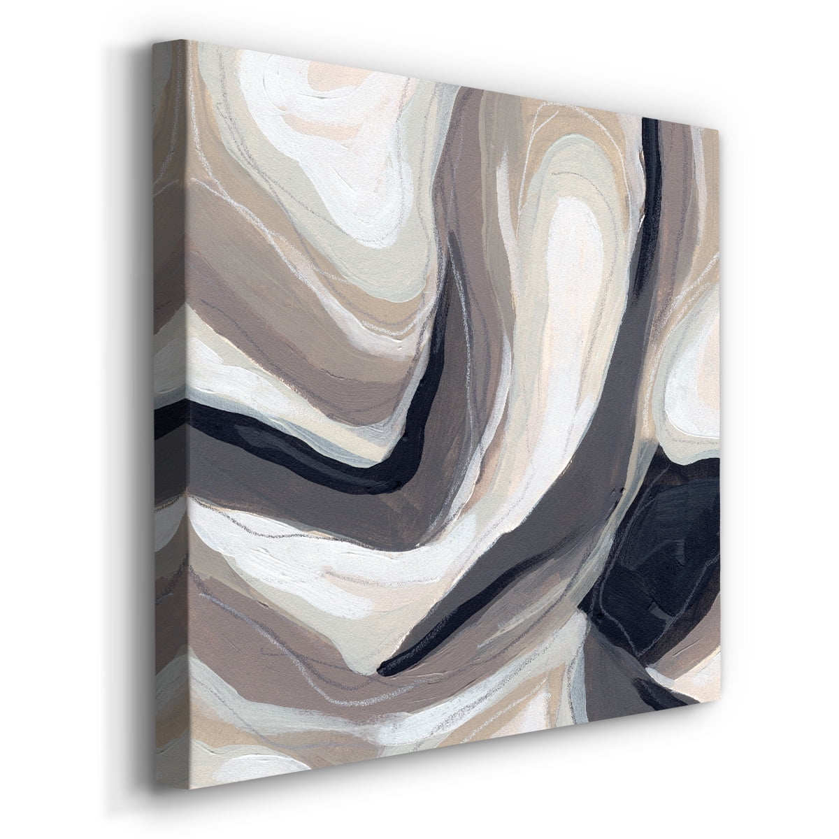 Wexford Home Stone Ripple III-Premium Gallery Wrapped Canvas, 16" x 16" - Ready to Hang