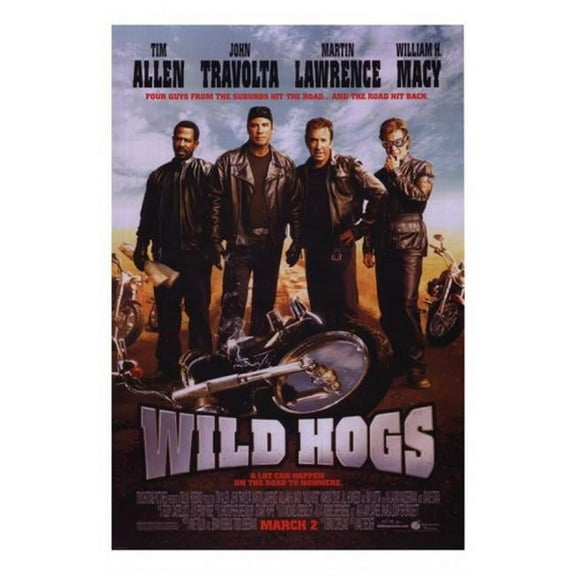 Pop Culture Graphics MOV398360 Wild Hogs Movie Poster, 11 x 17