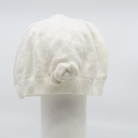 

Pre-owned FAO Girls White with Bow Hat size: 3-6 Months