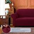 thumbnail image 2 of Wehilion One Piece High Stretch Couch Cover, Large Sofa Slipcover, fit seat, Machine Washable Spandex Jacquard Fabric, Non-Slip Furniture Protector, 2 of 6