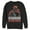 Black, variant on Men's Marvel Deadpool No One Cares Sweatshirt Navy Blue Medium