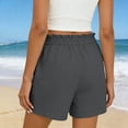 thumbnail image 5 of Womens Cotton Sweat Shorts Casual Summer Short Loose Elastic Waist Lounge Running Athletic Shorts with Pockets, 5 of 9