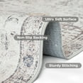 thumbnail image 3 of Area Rug x Vintage Rug Indoor Washable Rug Retro Accent Rug Distressed Carpet Multi Floral Print Country Boho Rug Non Slip Kitchen Bedroom Living Room Dining Room Office, 3 of 8