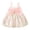 Pink, variant on Mercatoo Toddler Baby Girls Bowknot Decor Dress Summer Cold Shoulder Ruched Ruffle Dress Sleeveless Sweet 𝐏𝐚𝐫𝐭𝐲 Clothes