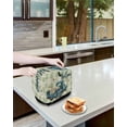 thumbnail image 4 of Fsddascl Blue Truck Spring Floral Toaster Cover 2 Slice, Small Kitchen Appliance Covers, Sage Green Plaid Butterflies Toaster Oven Cover with Loop, Bread Machine Cover Polyester Dust Cover, 4 of 5