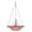 Pink, variant on Bird Baths for Outdoors, BirdBath Bowl with Chains, Hanging Bird-Feeder for Garden Backyard Decor