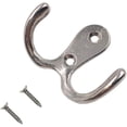 thumbnail image 4 of Coat Hook 10 Pieces Double Metal Hooks And Racks Storage With Screws For Home, Shelves, Drawers, Lockers, 4 of 5