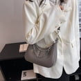 thumbnail image 5 of Nueva moda Otoño e Invierno bolso mensajero nicho cadena hombro PU axila baggrey, 5 of 5