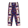 thumbnail image 4 of Daiia Llama Alpaca Women's Sleep Pant with Pockets and Drawstring,Pajama Pants-X-Large, 4 of 9