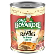 Chef Boyardee Beef Ravioli in Pasta Sauce, Ready-to-Eat Meal, 15 oz. Can