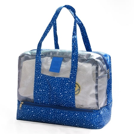 Large Capacity Women Sports Fitness Bags Handbag Shoulder Pouch Towels Swimming Bag Swimsuit Storage Bag Beach Bags Toiletry Organizer #3