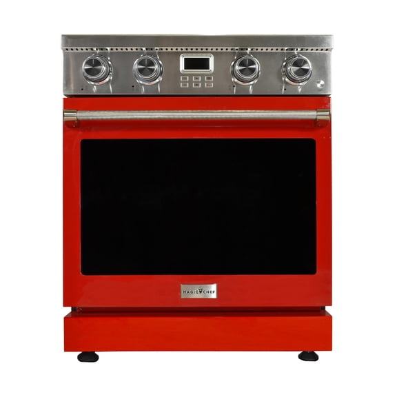 30" Electric Range w/ Red Door