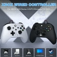 thumbnail image 2 of Gamrombo  2 Pack 10 FT Wired Xbox Controller for Xbox One, Xbox One S/X and Xbox Series X/S, Compatible with Windows PC (Black/White), 2 of 8