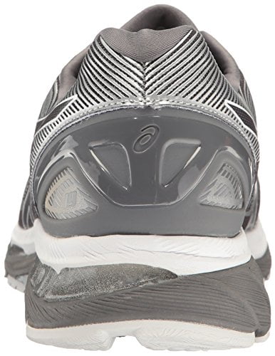 asics gel nimbus 19 men's shoes carbon/white/silver