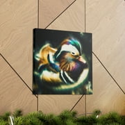 Mandarin Duck Expressionism - Canvas