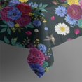 thumbnail image 4 of Pioneer Flower Floral Print Pattern Rectangle Tablecloth 60"x120", Waterproof Polyester Table Cloth, Wipeable Spillproof for Dining Camping Indoor Outdoor, 4 of 6