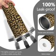 thumbnail image 2 of Leopard Print 30oz Handheld Travel Tumbler with Handle – Double Wall Stainless Steel Insulated Cup, Flip Straw Lid, Leak-Proof & BPA-Free for Hot and Cold Drinks – Durable Coffee & Juice Mug Black, 2 of 6