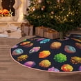 thumbnail image 5 of Sikiie Lovely Planet Nativity Christmas Tree Skirt, Jesus Christian Winter Holiday Tree Mat Decoration(30-48IN)36", 5 of 6