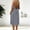 Gray, variant on Midi Dresses for Women Brown Backless Solid Vacation Womens Slip Dress Summer