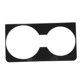 thumbnail image 1 of Rewera - Marco de ajuste para panel de portavasos trasero de coche, estilo fibra de carbono, apto para Range Rover Evoque 2019-2020, 1 of 8