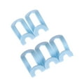 thumbnail image 2 of 5pcs Clothes Hangers Plastic Closet Easy Hooks Non-slip Wardrobe Clothes Hanger; Plastic Storage Organizers Racks, Blue, 2 of 8