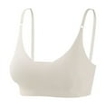 thumbnail image 1 of Timegard Seamless Bras for Women Wireless Spaghetti Strap Full Support Breathable Comfy Daily Bras, 1 of 2