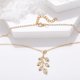 thumbnail image 4 of Colgante Temperamento Cadena Clavícula Tendencia Collar Largo Retro Hoja Collares Colgantes, 4 of 8